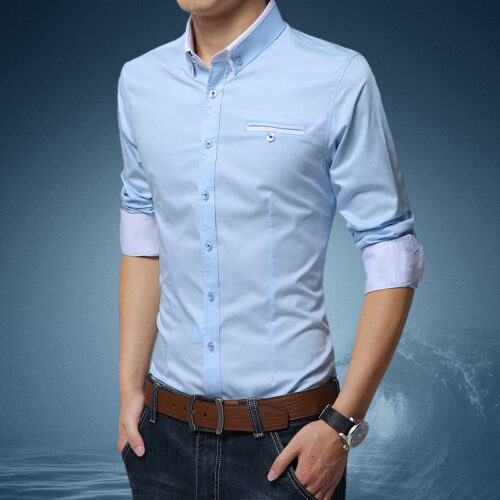 ÁO SƠ MI TAY DÀI TTT016G