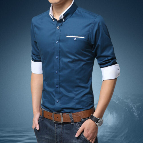 ÁO SƠ MI TAY DÀI TTT016G