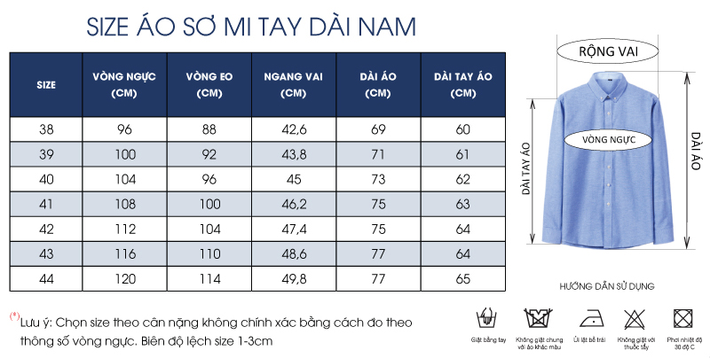 Thông số size