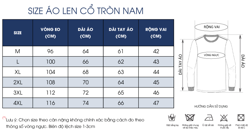 Thông số size