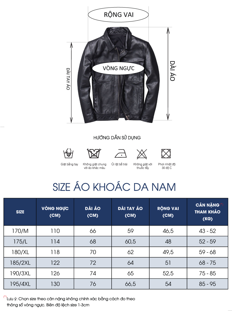 Thông số size