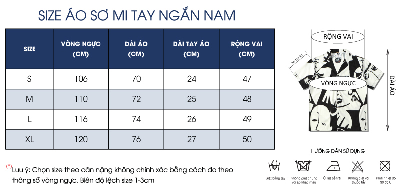 Thông số size