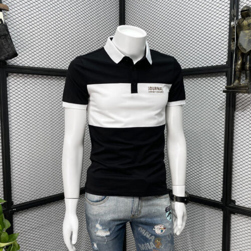 ÁO THUN CỔ TRỤ TTT676 XÁM